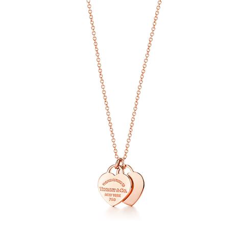 tiffany double heart necklace replica|tiffany double heart pendant silver.